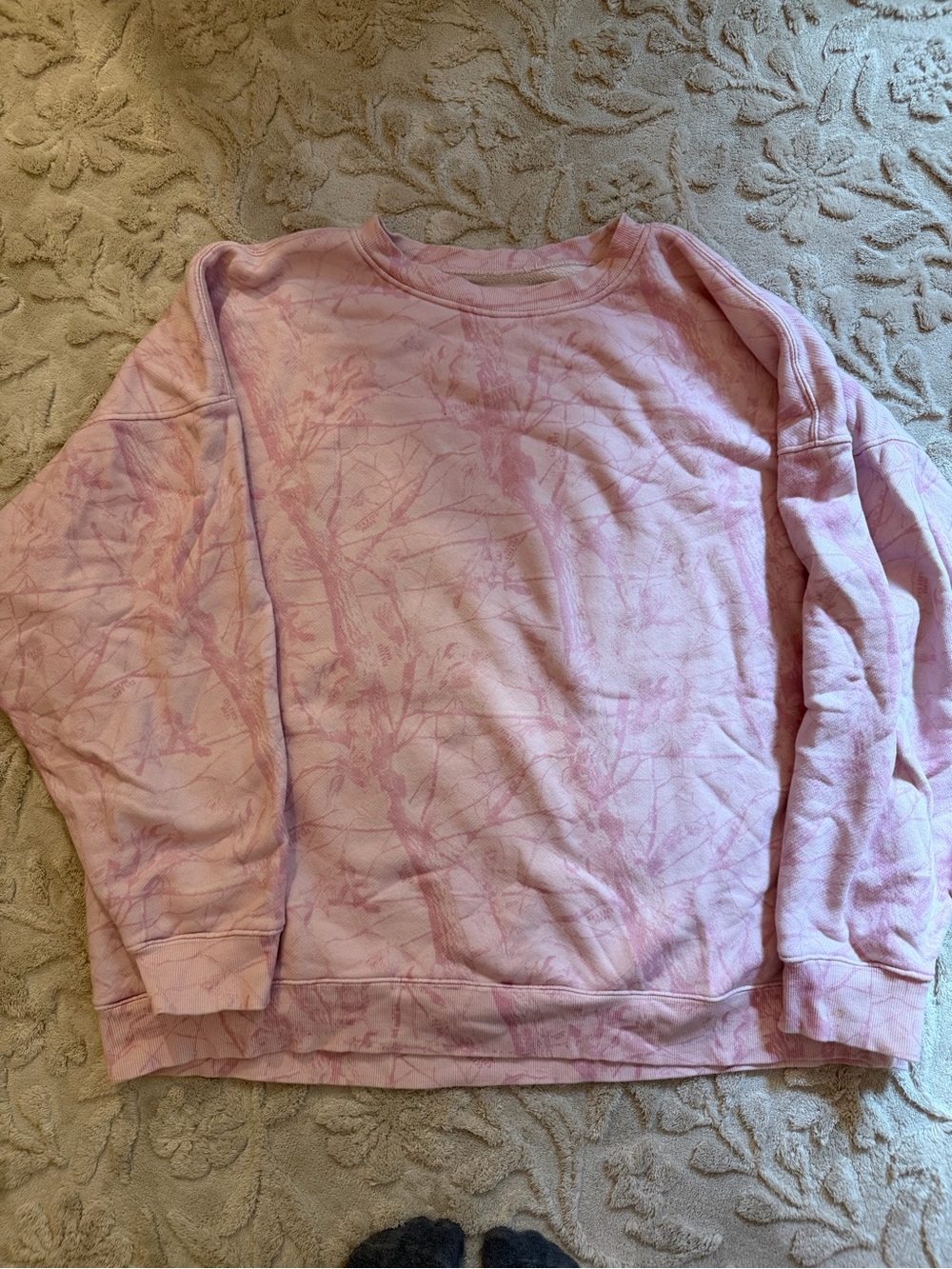 Dairy Boy Bubble Gum Camo Crewneck